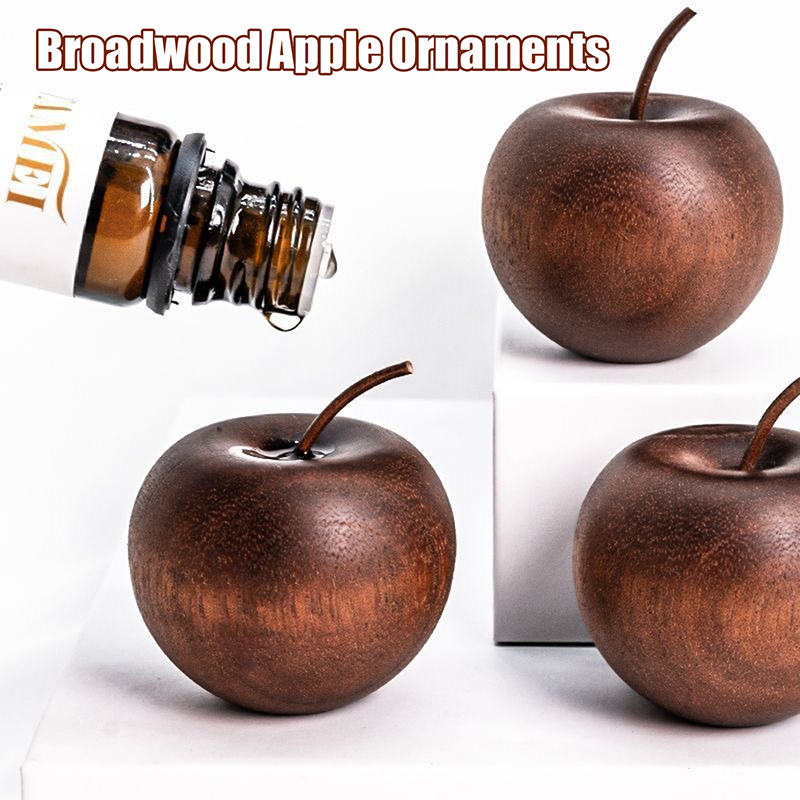 1PCS Of Wooden Apple Shaped Es - Home Fragrance ulasan dan harga