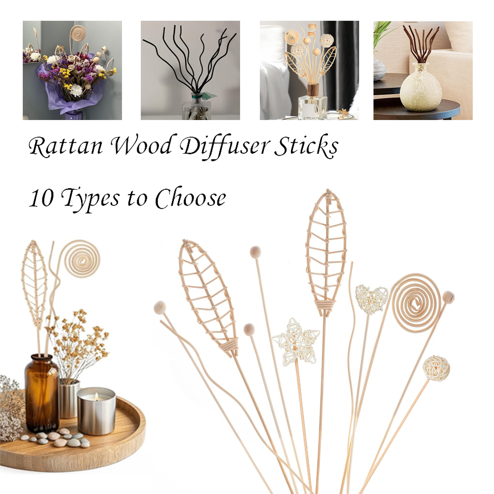 5/15Pcs Long Wavy Rattan Reed  - Home Fragrance Reeds ulasan dan harga