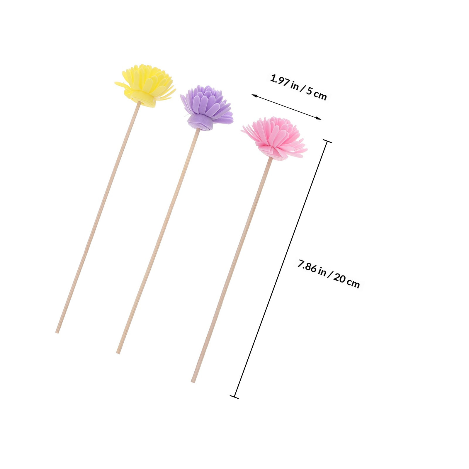 12Pcs Reed Diffuser Sticks Fla - Home Fragrance Reeds ulasan dan harga