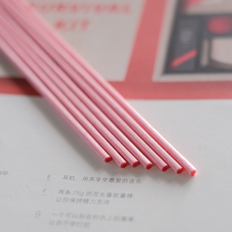 3mm/4mm 22cm Pink Fiber Rattan - Home Fragrance Reeds ulasan dan harga