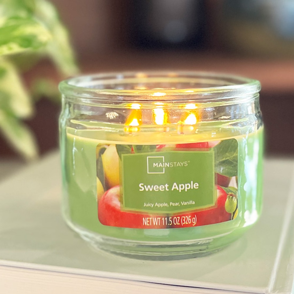 BLUE-Glass Jar Candle with Swe - Home Fragrance ulasan dan harga